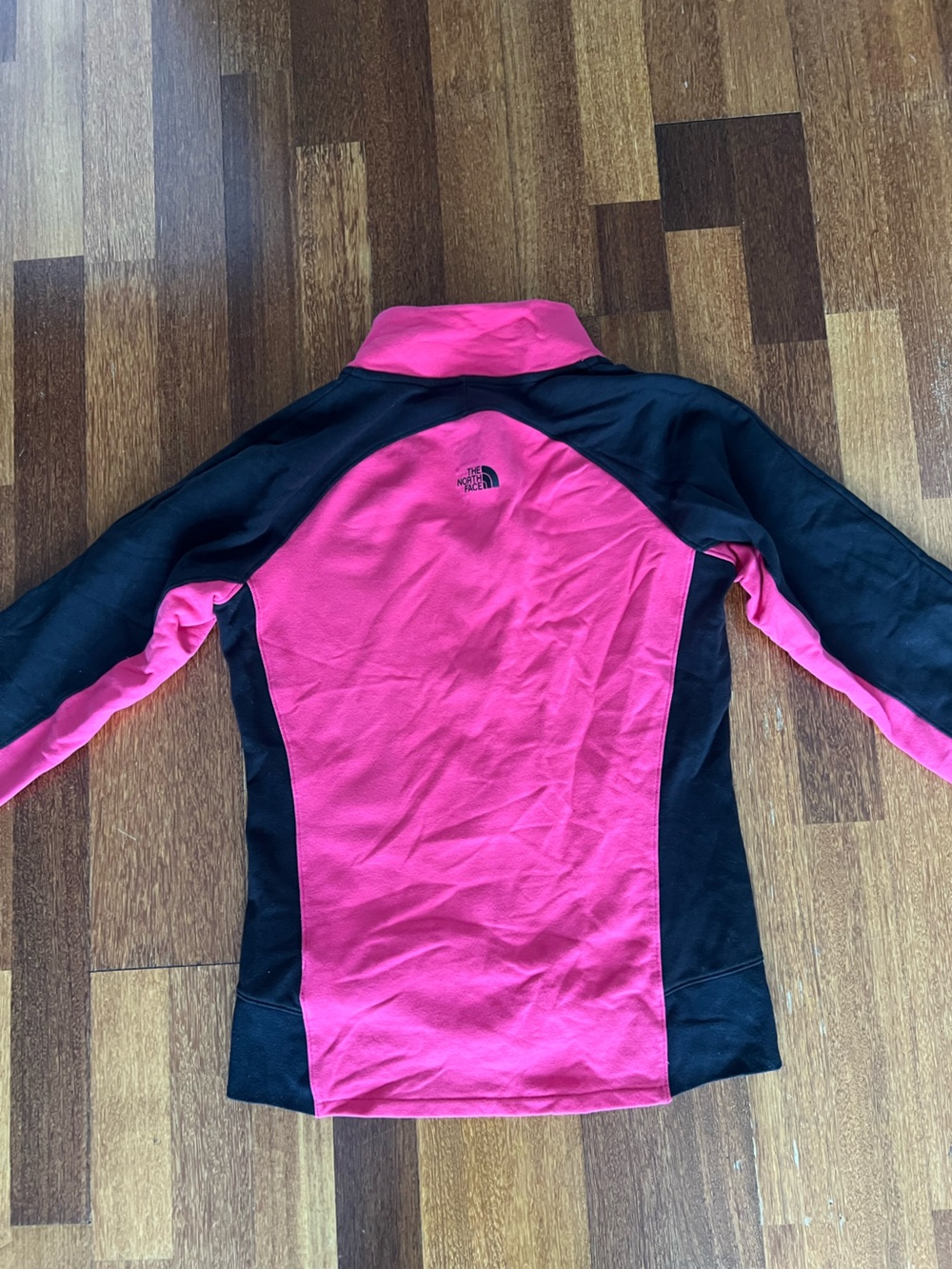 The North Face Pink and Black Zip-Up Performance Jacket - Picture 3 of 4